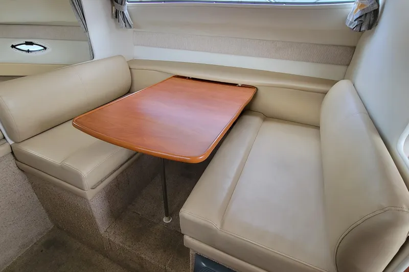 Slide: The Image of 2004 Bayliner 285 boat stove with dual burners, stainless steel finish. - 17