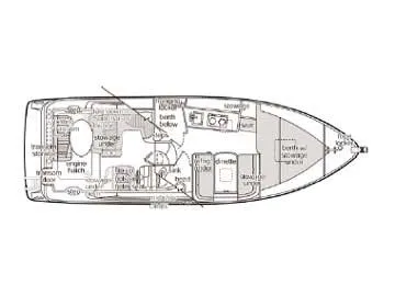 Slide: The Image of Engine hour meter showing 1136.9 hours on a 2004 Bayliner 285 boat. - 33