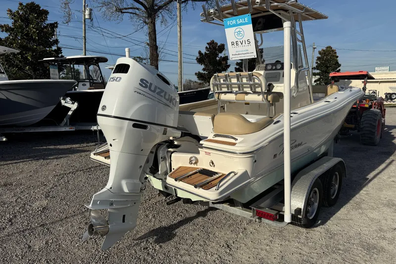 Slide: The Image of 2021 Pioneer 202 Islander boat with Suzuki 150 engine, for sale on trailer. - 10