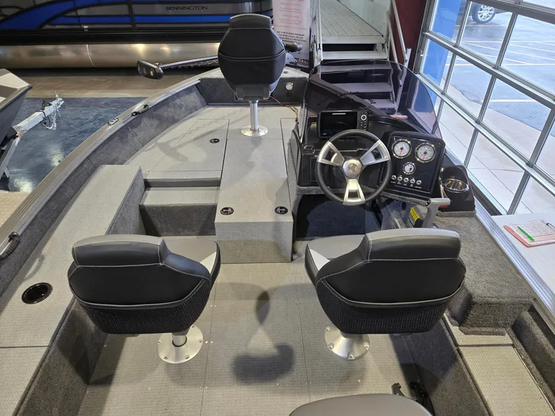 Slide: The Image of Interior view of a G3 AV 178 C boat, model year 2026. - 9