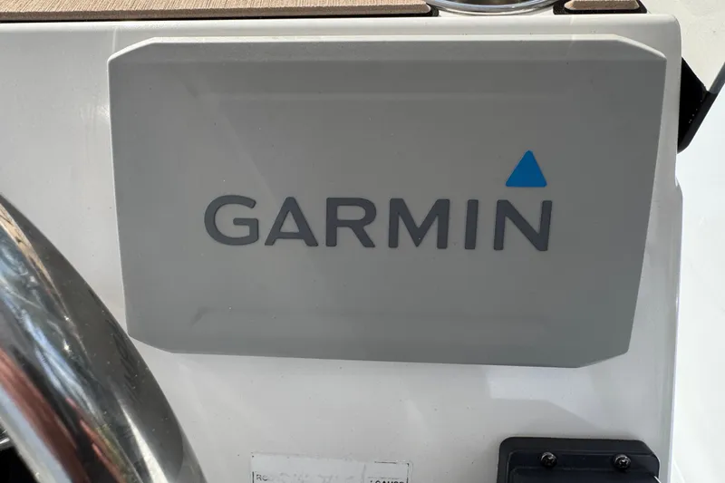 Slide: The Image of Control panel of 2016 Sportsman Island Reef 17 Center Console boat with ignition switch. - 40