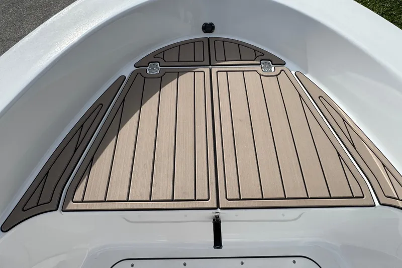 Slide: The Image of 2016 Sportsman Island Reef 17 Center Console boat on trailer, side view. - 51