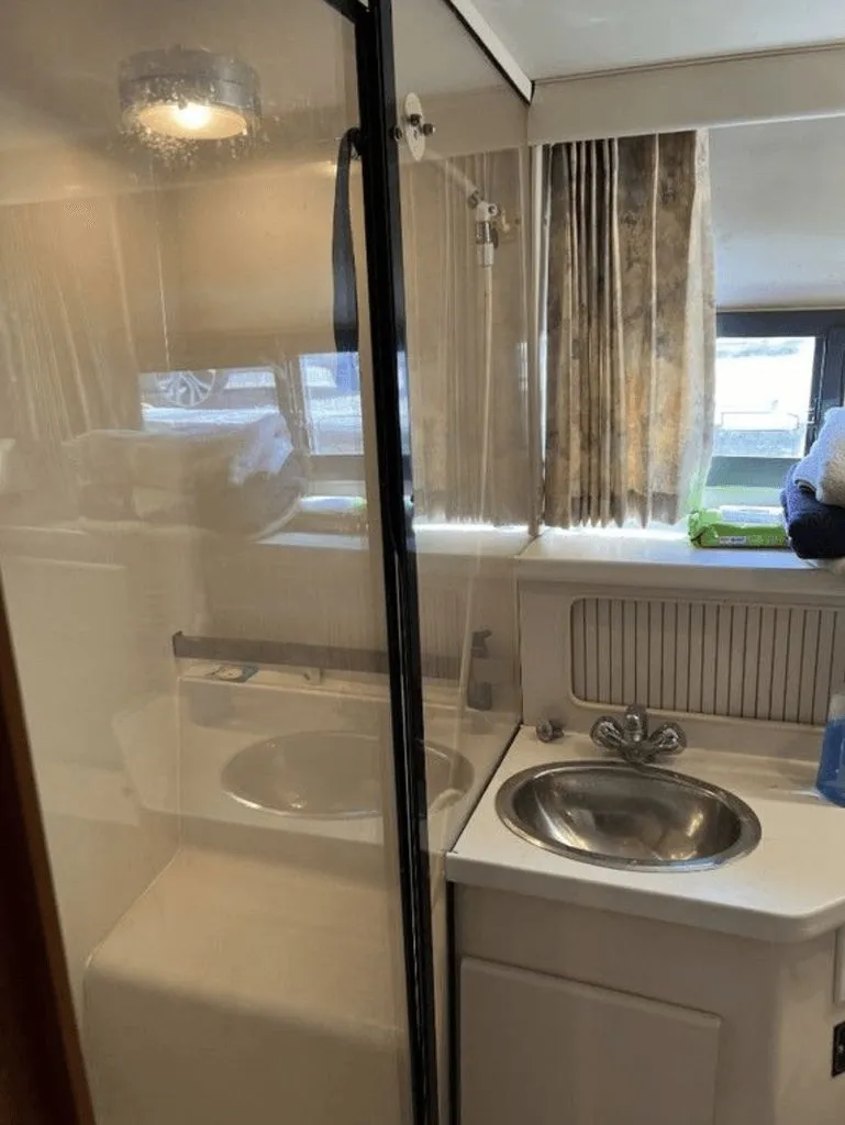 Slide: The Image of Carver Yachts 355 Aft Cabin 1994 - 23