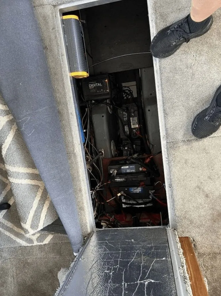 Slide: The Image of Carver Yachts 355 Aft Cabin 1994 - 25