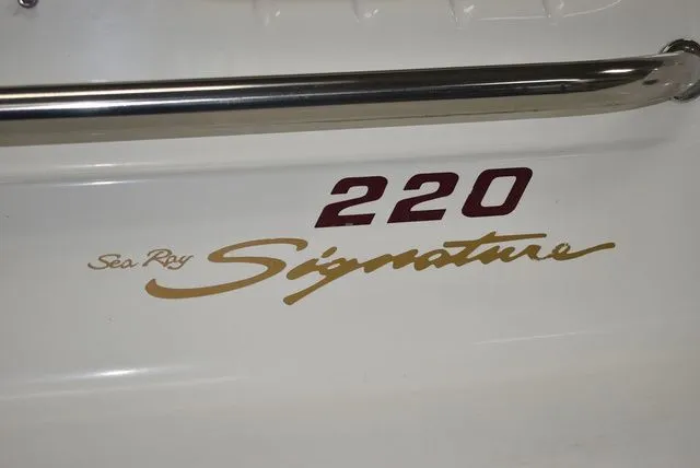 Slide: The Image of Sea Ray 220 Overnighter 1995 - 82