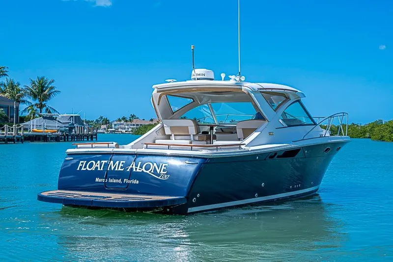 Slide: The Image of 2012 Tiara Yachts 3100 Coronet in serene waters, Marco Island, Florida. - 5