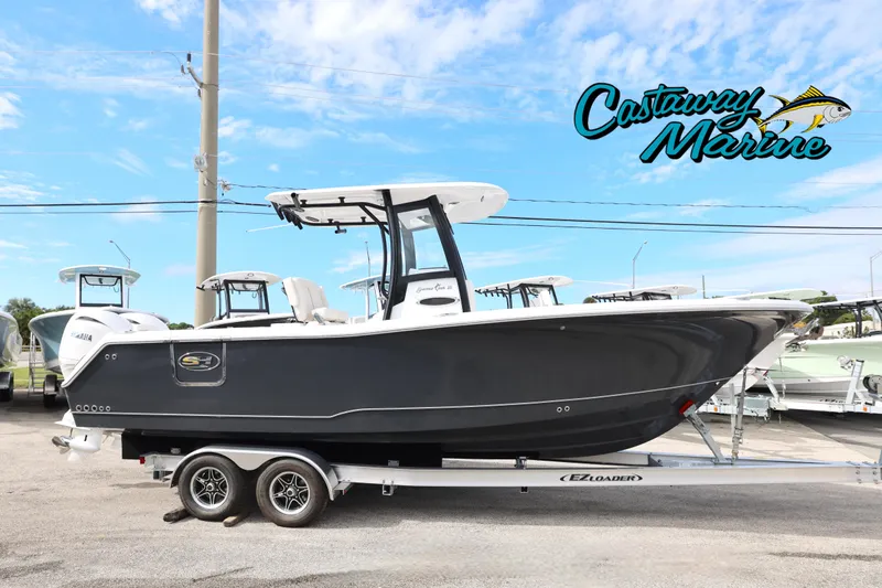 The Image of 2026 Sea Hunt Gamefish 25 boat on trailer at Castaway Marine. - 0