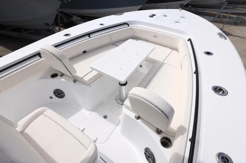 Slide: The Image of Interior of Sea Hunt Gamefish 25 boat, model year 2026. - 13