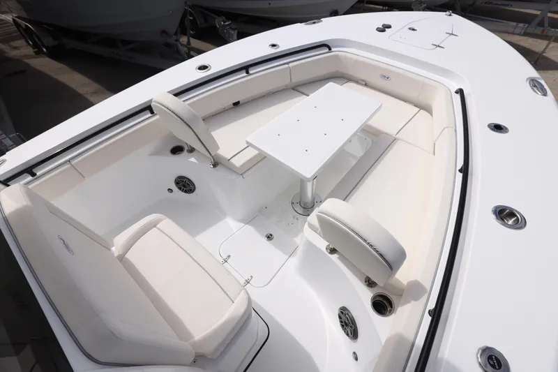 Slide: The Image of Interior of Sea Hunt Gamefish 25 boat, model year 2026. - 2