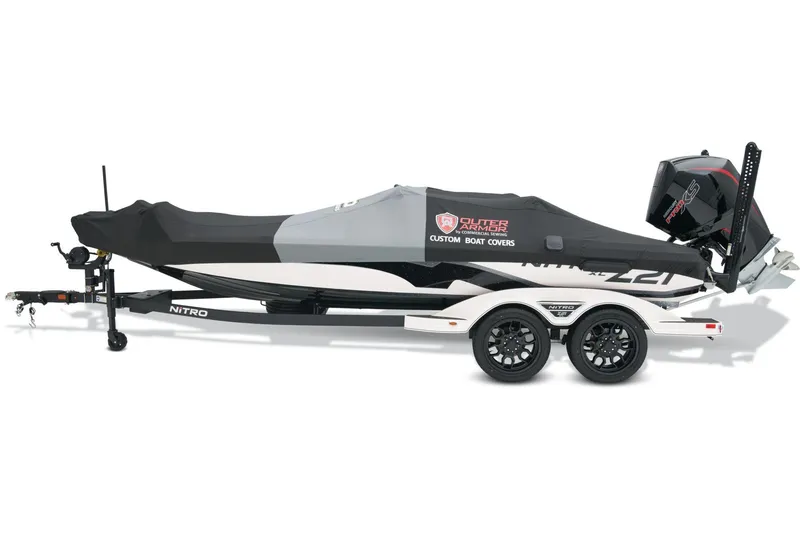 Slide: The Image of 2026 Nitro Z21 XL Pro boat interior with Mercury Pro XS engine, featuring spacious seating and storage. - 9
