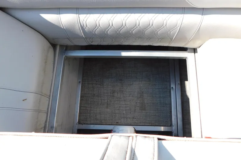 Slide: The Image of Interior view of 2023 Tahoe Pontoon 2385 LTZ Quad Lounger seating area. - 36