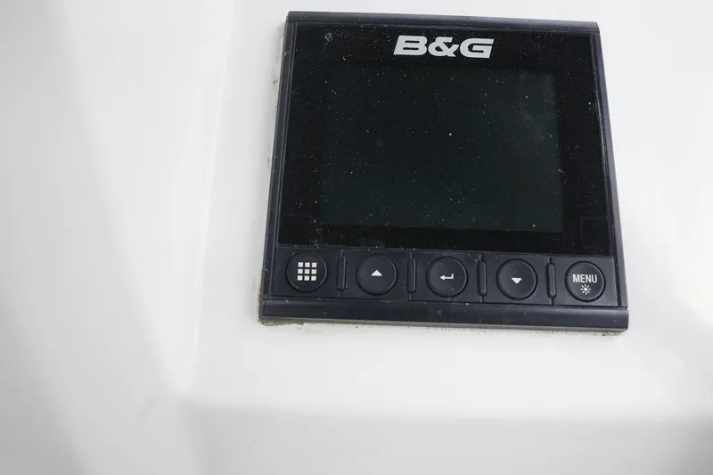 Slide: The Image of B&G navigation display on 2021 Beneteau Oceanis 38.1 yacht. - 43