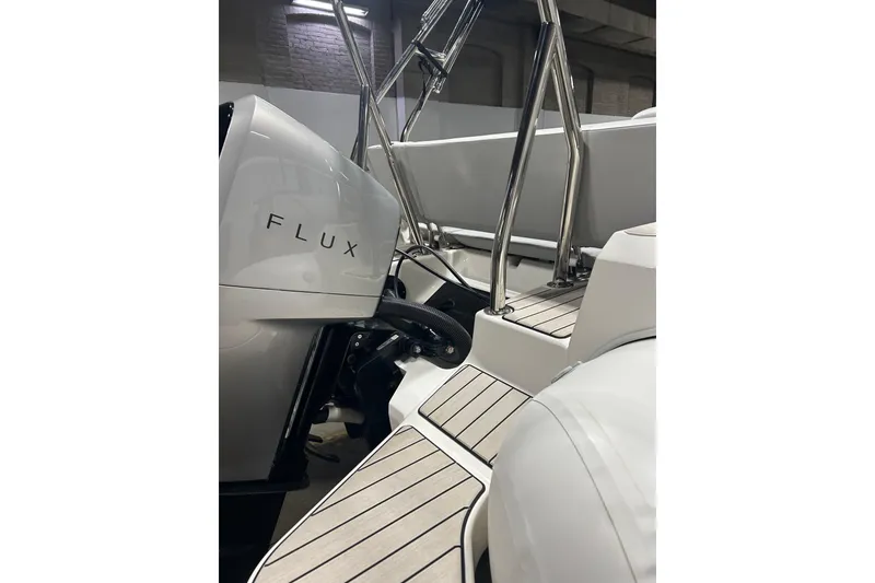 Slide: The Image of 2025 Zodiac Medline 6.8 boat interior with sleek design and modern features. - 14