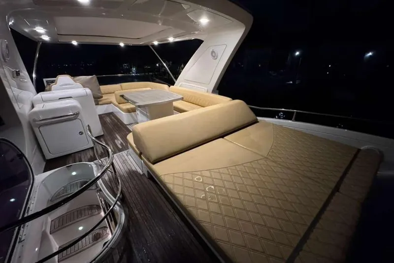 Slide: The Image of Steering console of a 2014 Azimut 64 yacht with Raymarine navigation equipment. - 10
