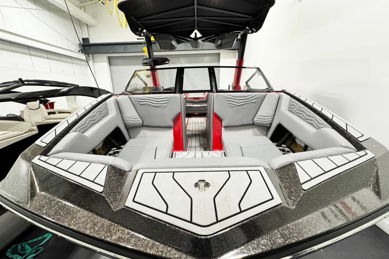 Slide: The Image of 2025 Nautique Super Air Nautique G23 Coastal Edition with sleek interior design and modern features. - 11
