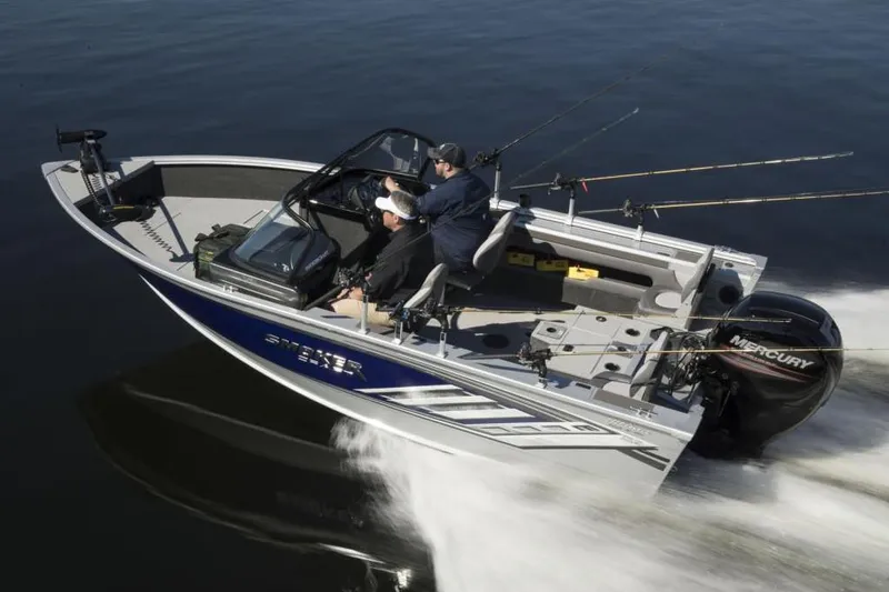 The Image of Manufacturer Provided Image: 2022 Smoker Craft Ultima 182 boat cruising on water with fishing gear. - 0
