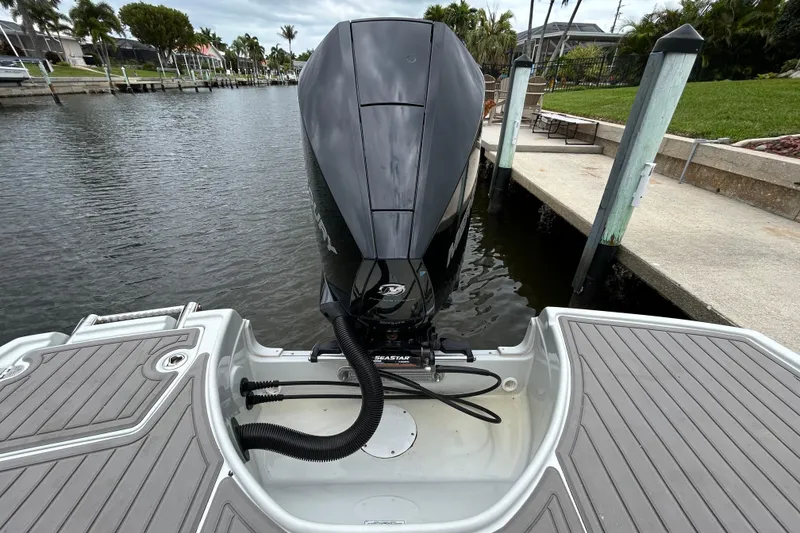 Slide: The Image of 2022 Crownline 270 XSS boat hull identification number plate. - 120