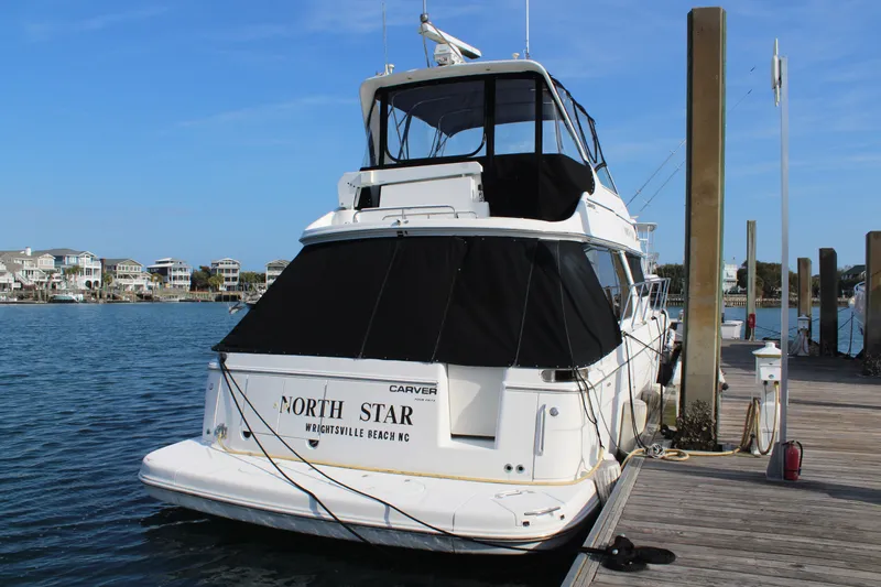 Slide: The Image of Carver Yachts 450 Voyager Pilothouse 2000 - 1