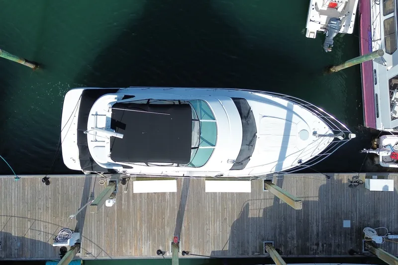 Slide: The Image of Carver Yachts 450 Voyager Pilothouse 2000 - 2