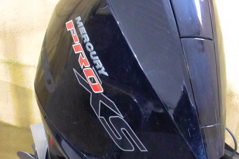 Slide: The Image of Mercury Pro XS outboard motor on 2024 Smoker Craft Phantom 20 X2 boat. - 26