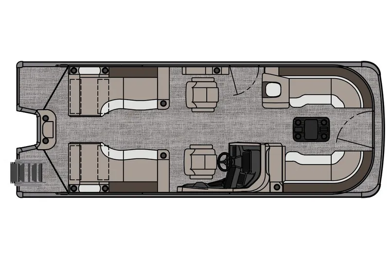 Slide: The Image of Manufacturer Provided Image: 2026 Avalon Catalina Quad Lounger Shift floor plan, featuring spacious seating and modern design. - 2