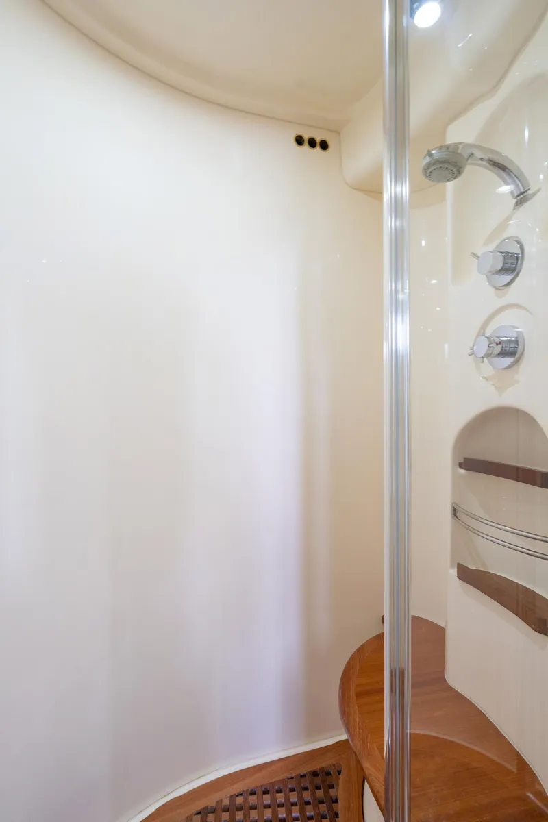 Slide: The Image of Luxurious shower in a 2009 Azimut 62E yacht. - 45
