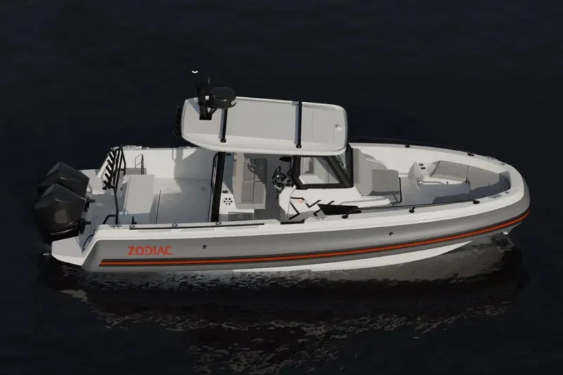 The Image of Manufacturer Provided Image: 2025 Zodiac x9cc boat on water, featuring sleek design and modern technology. - 1