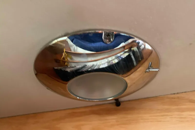 Slide: The Image of Round deck light on Catalina 42 sailboat, year 1992. - 37