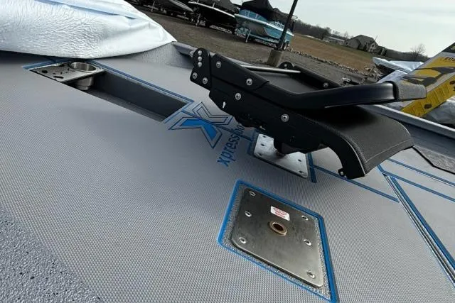 Slide: The Image of 2026 Express H20C boat deck with seat mount, showcasing durable design and craftsmanship. - 8