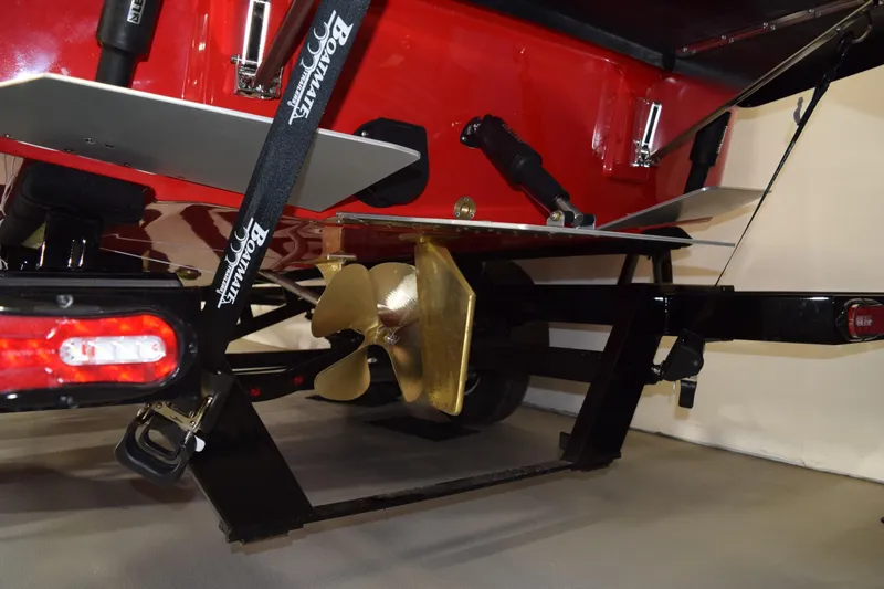 Slide: The Image of 2026 Moomba Max boat propeller and trailer detail, showcasing rear design elements. - 6