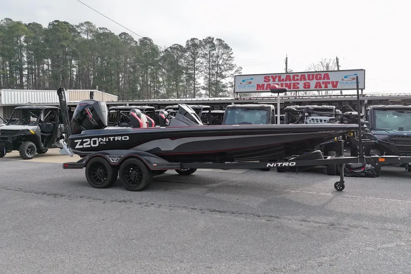 The Image of 2025 Nitro Z20 XL Pro boat on trailer at Sylacauga Marine & ATV dealership. - 0