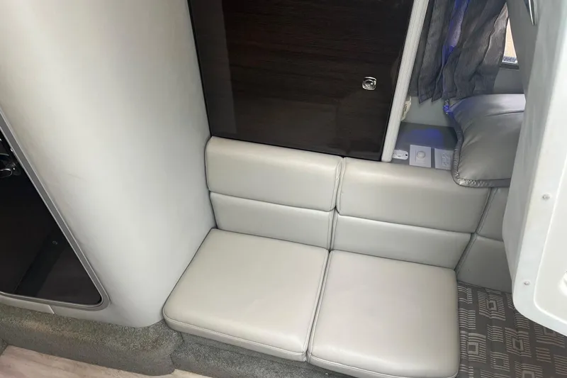 Slide: The Image of 2017 Formula 350 Crossover Bowrider interior seating with modern design and soft upholstery. - 20