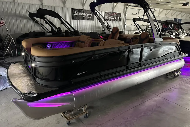 The Image of 2026 Godfrey Monaco 255 SB pontoon boat, just listed at Munson Ski & Marine. - 0