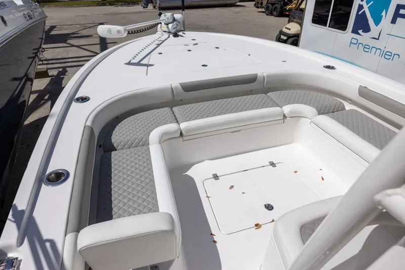 Slide: The Image of 2022 Caymas 28 HB Twin boat with spacious seating and modern design. - 17