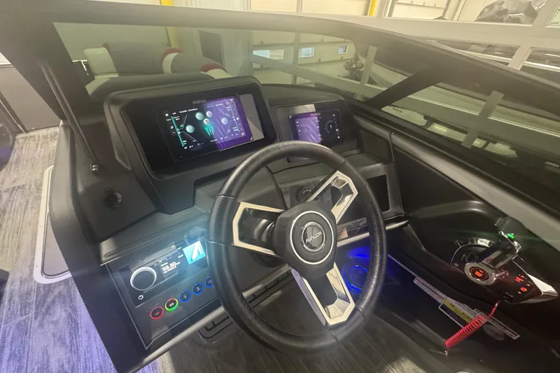 Slide: The Image of 2025 Avalon Catalina Cruise dashboard with modern controls and digital displays. - 26