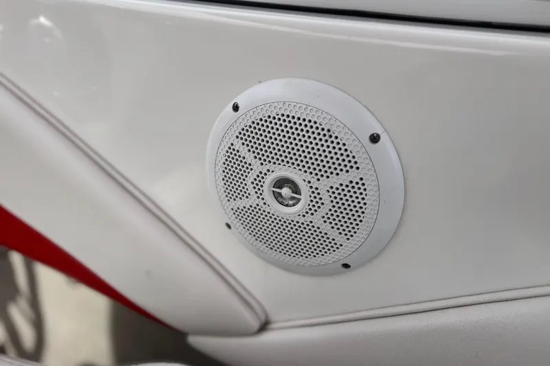 Slide: The Image of White speaker on 2007 Ebbtide 180 SE boat interior panel. - 18