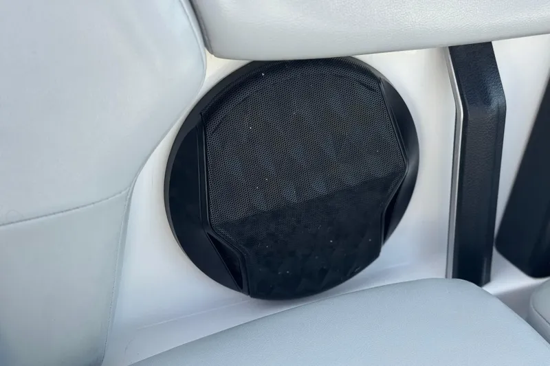 Slide: The Image of Speaker detail in 2023 Malibu Wakesetter 21 LX boat interior. - 26