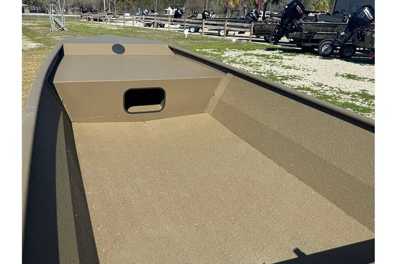 Slide: The Image of 2026 G3 Gator Tough 1652 VBW boat interior, showcasing spacious, durable design. - 11