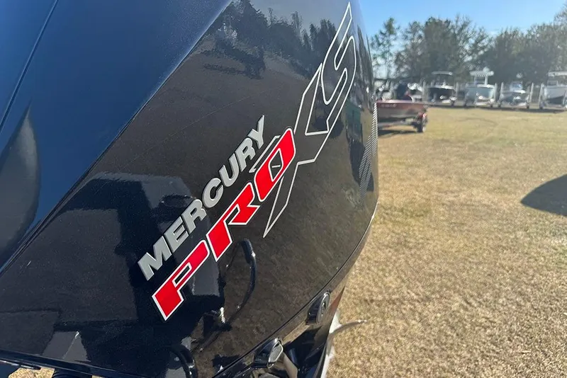 Slide: The Image of 2026 Vexus AVX 2080 with Mercury Pro XS engine in outdoor setting. - 37