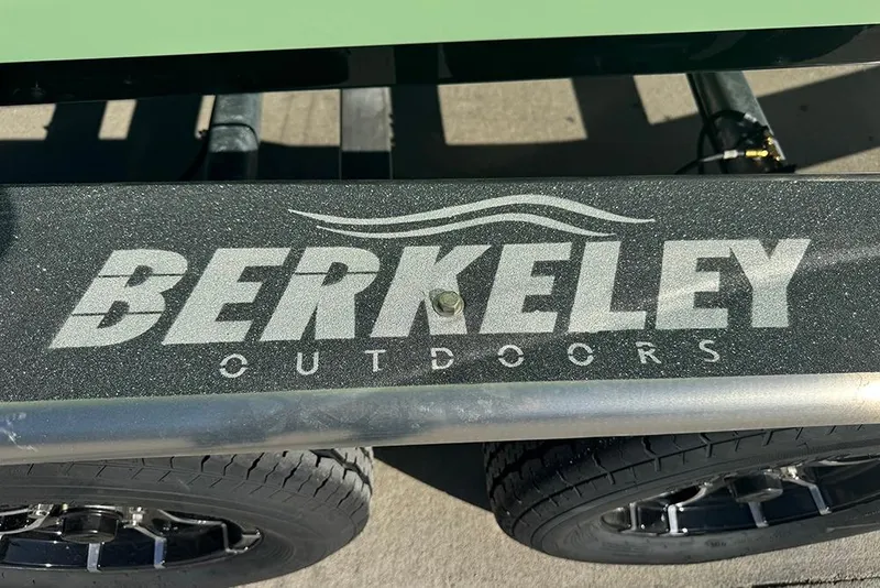 Slide: The Image of Berkeley Outdoors logo on trailer for 2026 Sea Pro 202 Center Console boat. - 47