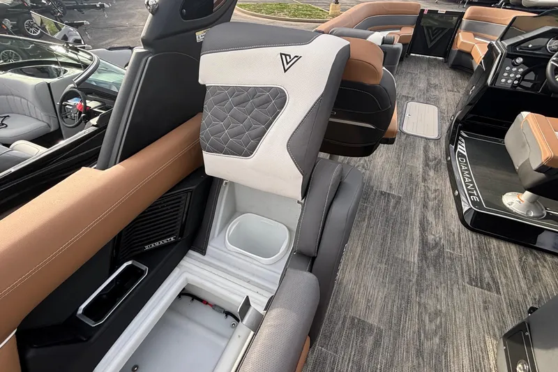 Slide: The Image of Luxurious interior of 2026 Viaggio Diamante U 26 boat with modern seating and design. - 41