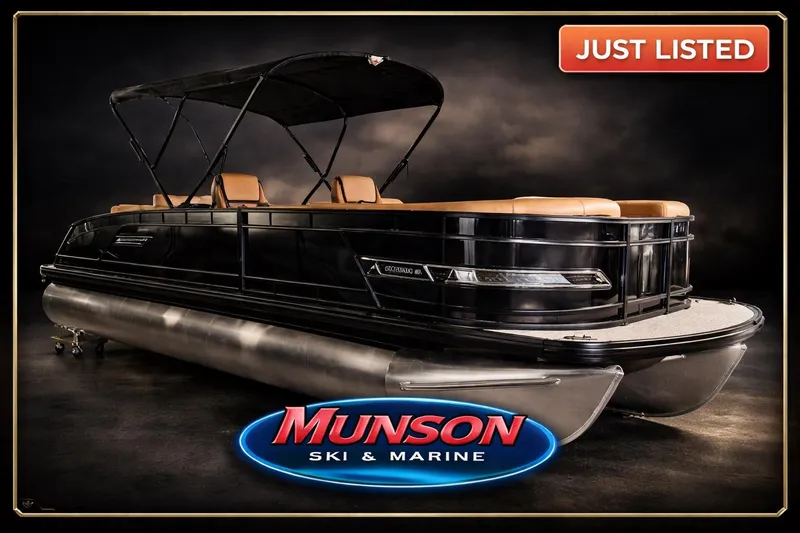 The Image of 2026 Godfrey AquaPatio 255 DFL pontoon boat, just listed at Munson Ski & Marine. - 0