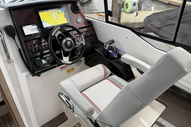 Slide: The Image of 2024 Solara S-250 Coupe cockpit with advanced navigation and control systems. - 11