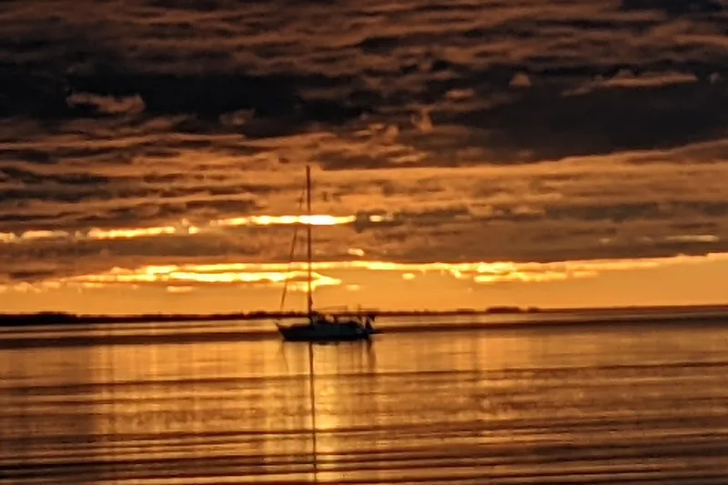 Slide: The Image of 1994 Passport Royal Passport 44 yacht with wooden trim and logo detail. - 6