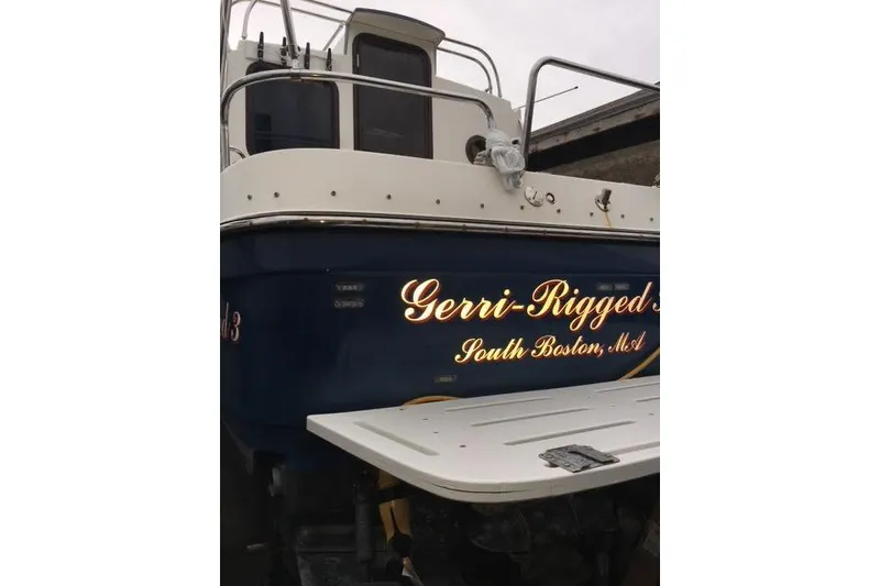 Slide: The Image of 2007 Ranger Tugs R-25 SC boat with "Gerri-Rigged" name, South Boston, MA. - 38
