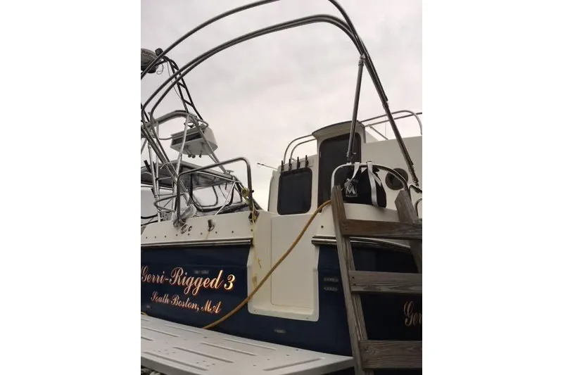 Slide: The Image of 2007 Ranger Tugs R-25 SC boat with custom name "Geri-Rigged 3" in South Boston, MA. - 41