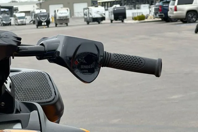 Slide: The Image of Close-up of the handlebar on a 2026 Sea-Doo SPARK TRIXX. - 33