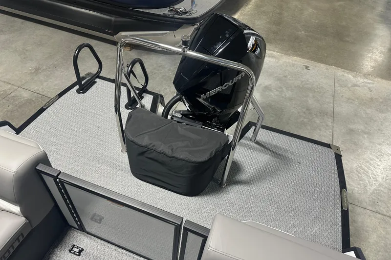 Slide: The Image of Luxurious interior of 2026 Evotti 525QL boat with plush seating and modern design. - 16