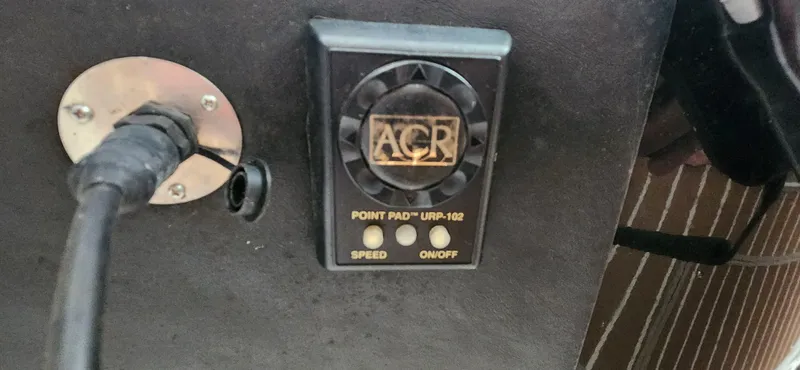 Slide: The Image of ACR Point Pad URP-102 control panel on a 2007 Cobalt 343 boat. - 26