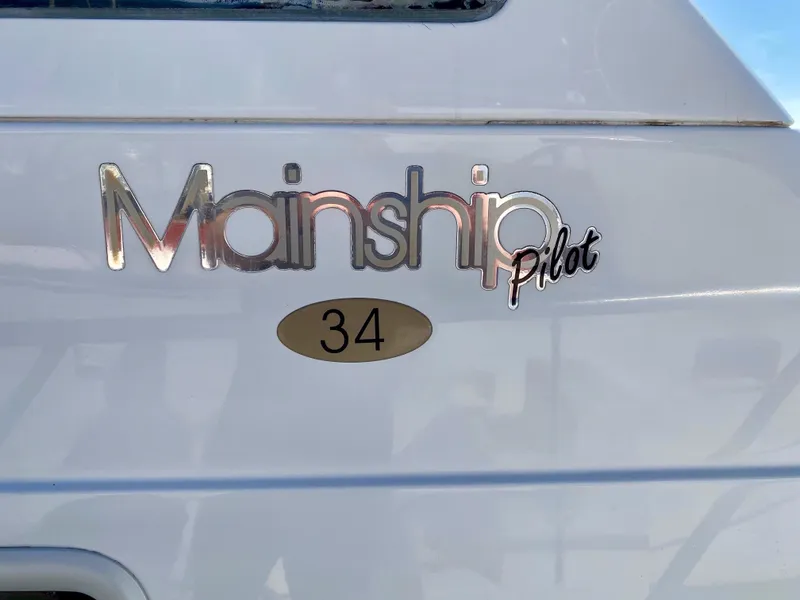 Slide: The Image of Mainship Pilot 34 boat logo, year 2000. - 40